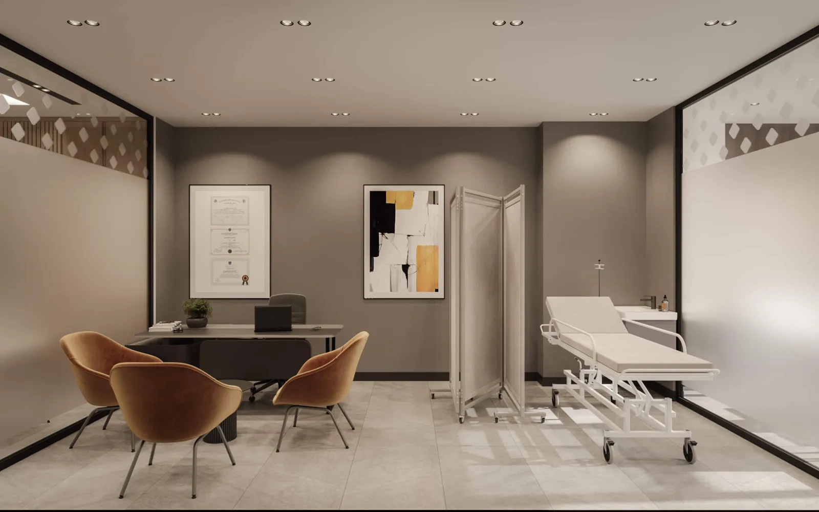 Dental clinic design, Oral and dental health polyclinic, Doctor office, Oral and dental health polyclinic