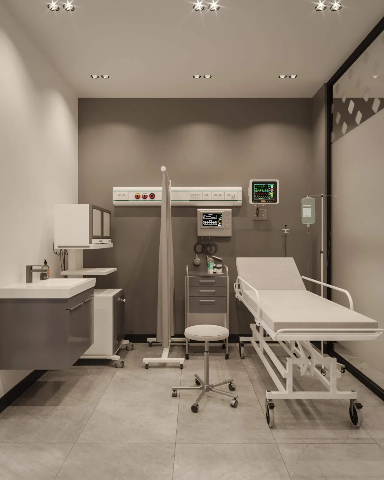 Dental clinic design, Oral and dental health polyclinic, Doctor office, Oral and dental health polyclinic