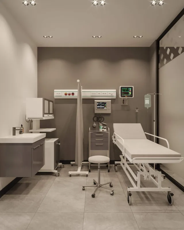 Dental clinic design, Oral and dental health polyclinic, Doctor office