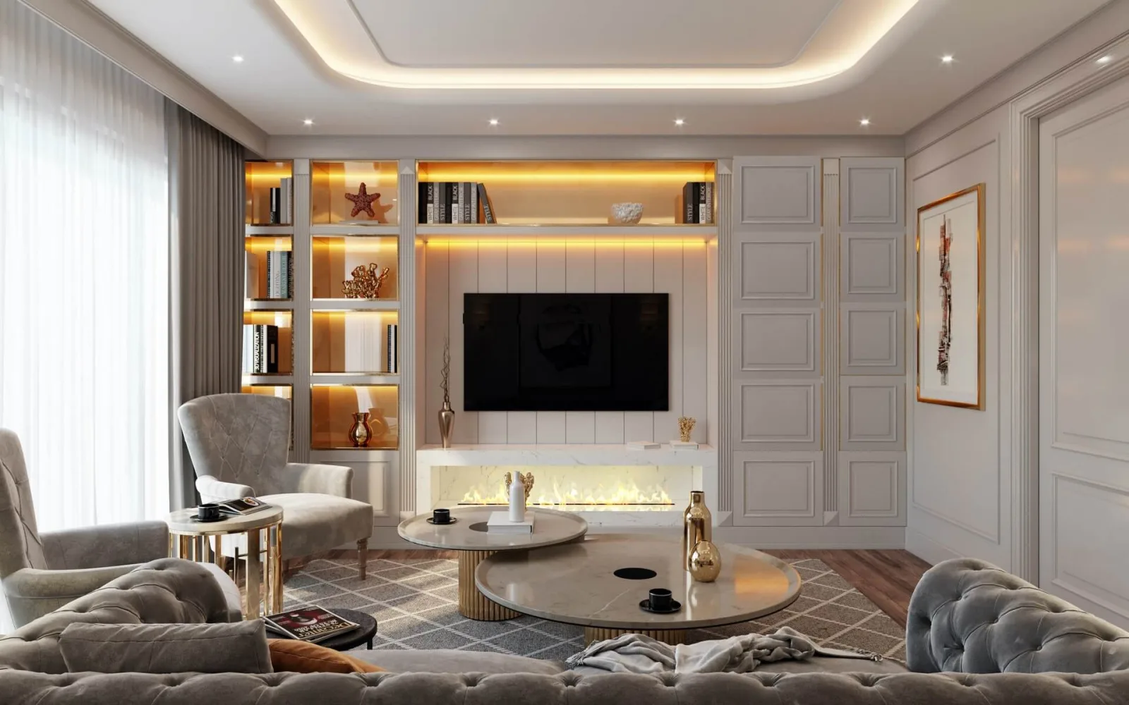 The living room is among the most intensely experienced areas of residences; therefore, we handled the spatial planning in…