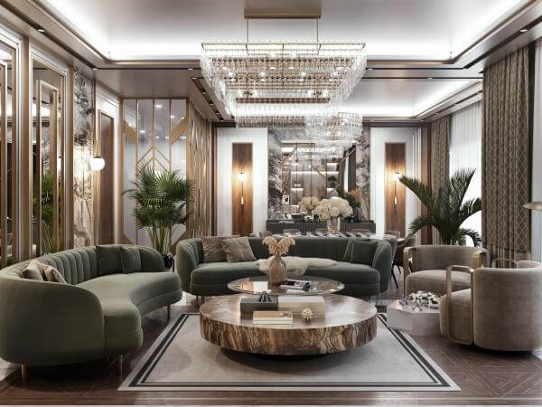 Lüks villa içi Detayı - Lüks villa içi | 2024 lüks villa trendleri