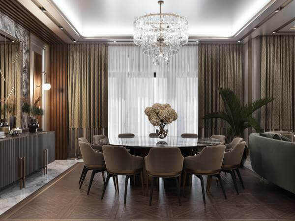 Lüks villa içi Detayı - Lüks villa içi | 2024 lüks villa trendleri