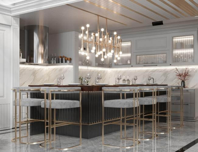 Lüks villa içi Detayı - Lüks villa içi | akıllı ev teknolojileri