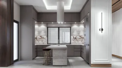 Park Caddesi Villa – Lüks Ev Tasarımları, Lüks Villa Ankara ve Ankara Villa Tasarım (Çayyolu, Ankara) - Görsel 15