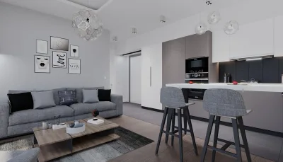 Elmar Towers 60 M2 – Ankara Daire Tasarım, Lüks Daire Tasarımları ve Ev Dekorasyonu - Görsel 5