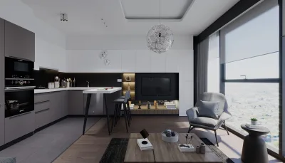 Elmar Towers 60 M2 – Ankara Daire Tasarım, Lüks Daire Tasarımları ve Ev Dekorasyonu - Görsel 3