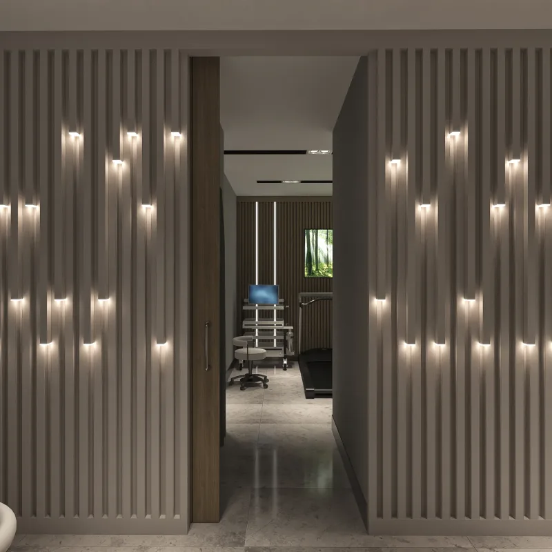 Through the touches of a dental clinic interior architect, we curated LED pendant lighting and hidden light band details in…