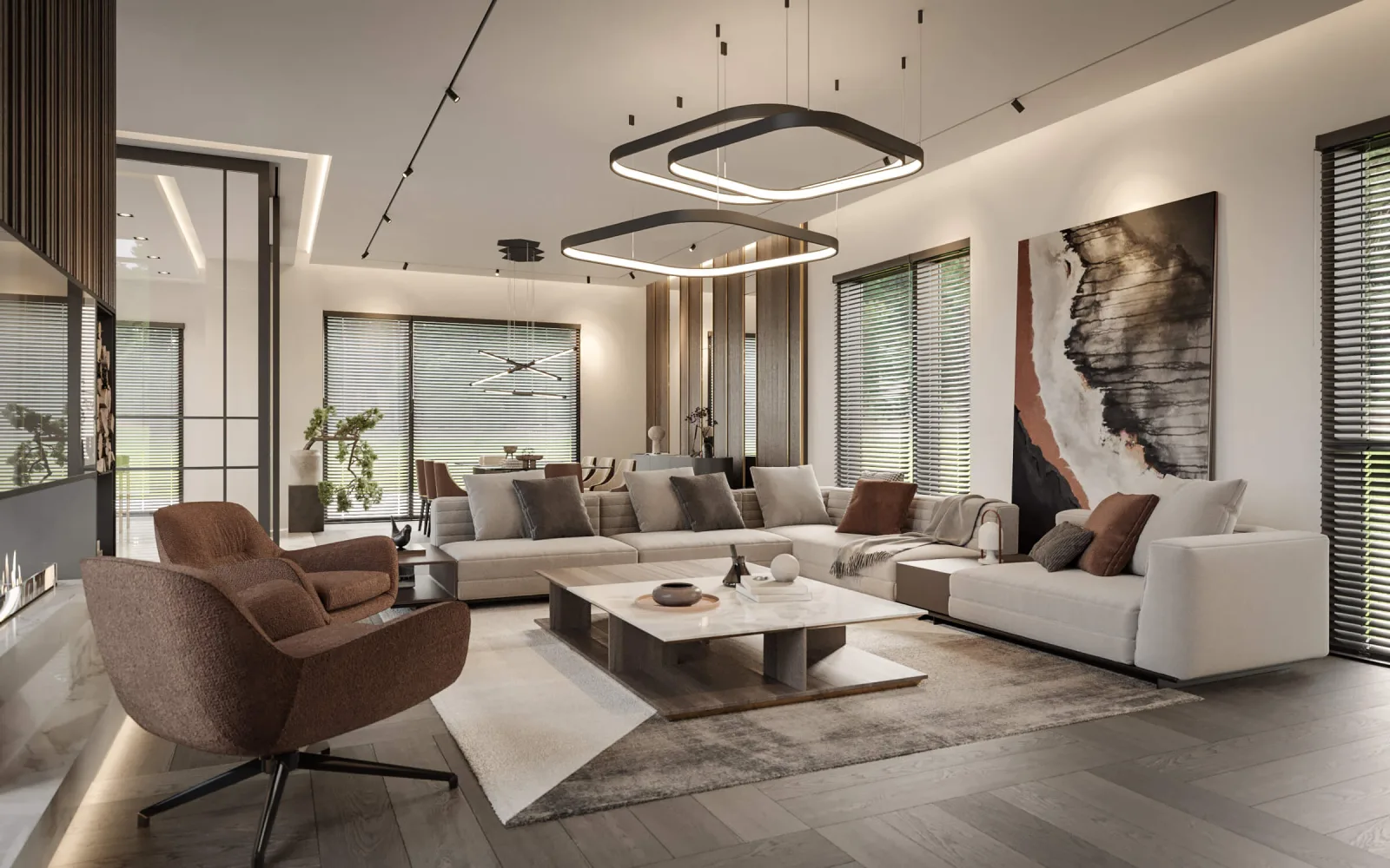 A residential design truly transforms into a living sanctuary only when it offers a bright and serene atmosphere. Joyful…