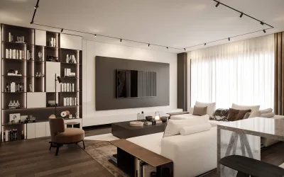 İncek Villa Projesi – Ev Dekorasyonu, Ankara Villa Tasarım ve Ev Tasarım (İncek, Gölbaşı, Ankara) - Görsel 10
