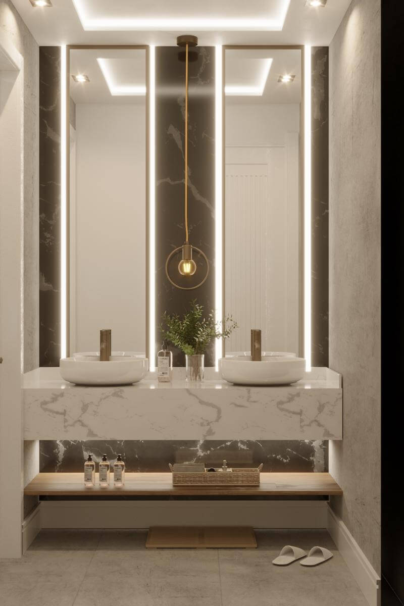 Villa yenileme Detayı - Villa yenileme | ışıklandırma senaryoları