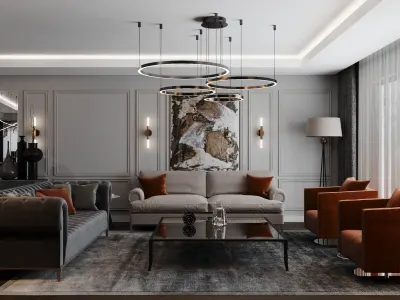 Büyük Apartman Dairesi Tasarımı