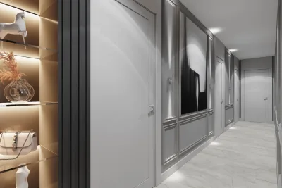 Büyük Apartman Dairesi Tasarımı – Ankara Daire Tasarım ve Ev Yenileme (Can Atabilge, Çayyolu, Ankara) - Görsel 19
