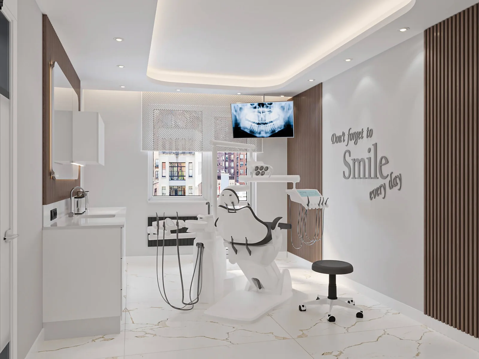 Doctor office, Oral and dental health polyclinic, Oral and dental health polyclinic, Dental clinic design