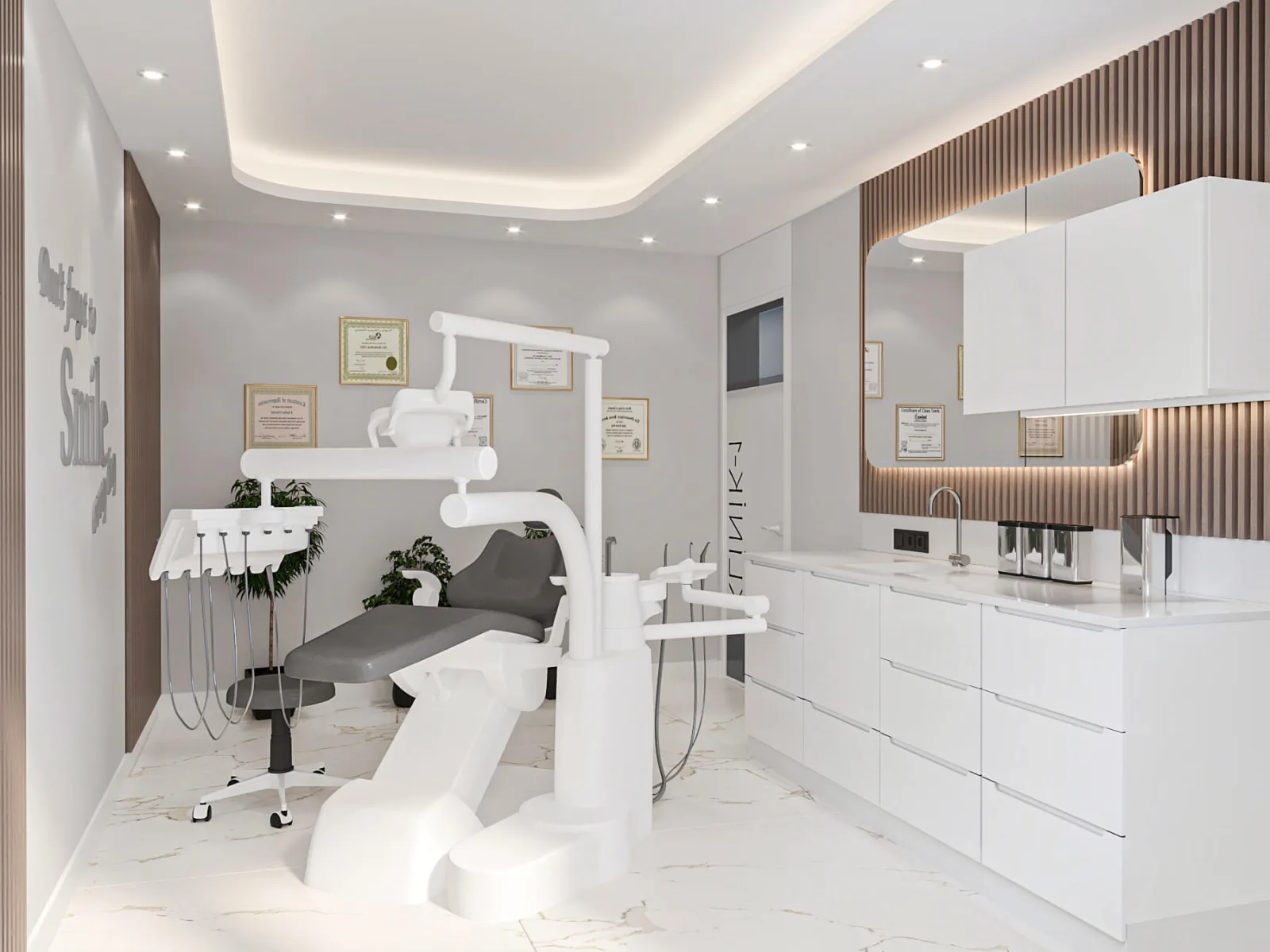 Doctor office, Oral and dental health polyclinic, Oral and dental health polyclinic, Dental clinic design
