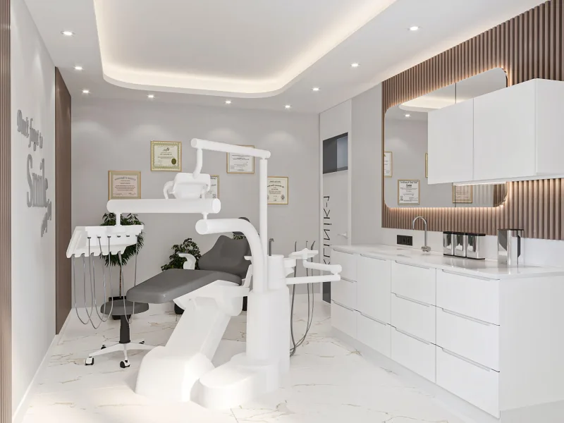 Doctor office, Oral and dental health polyclinic, Dental clinic design