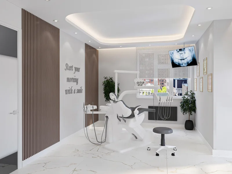 Doctor office, Oral and dental health polyclinic, Dental clinic design