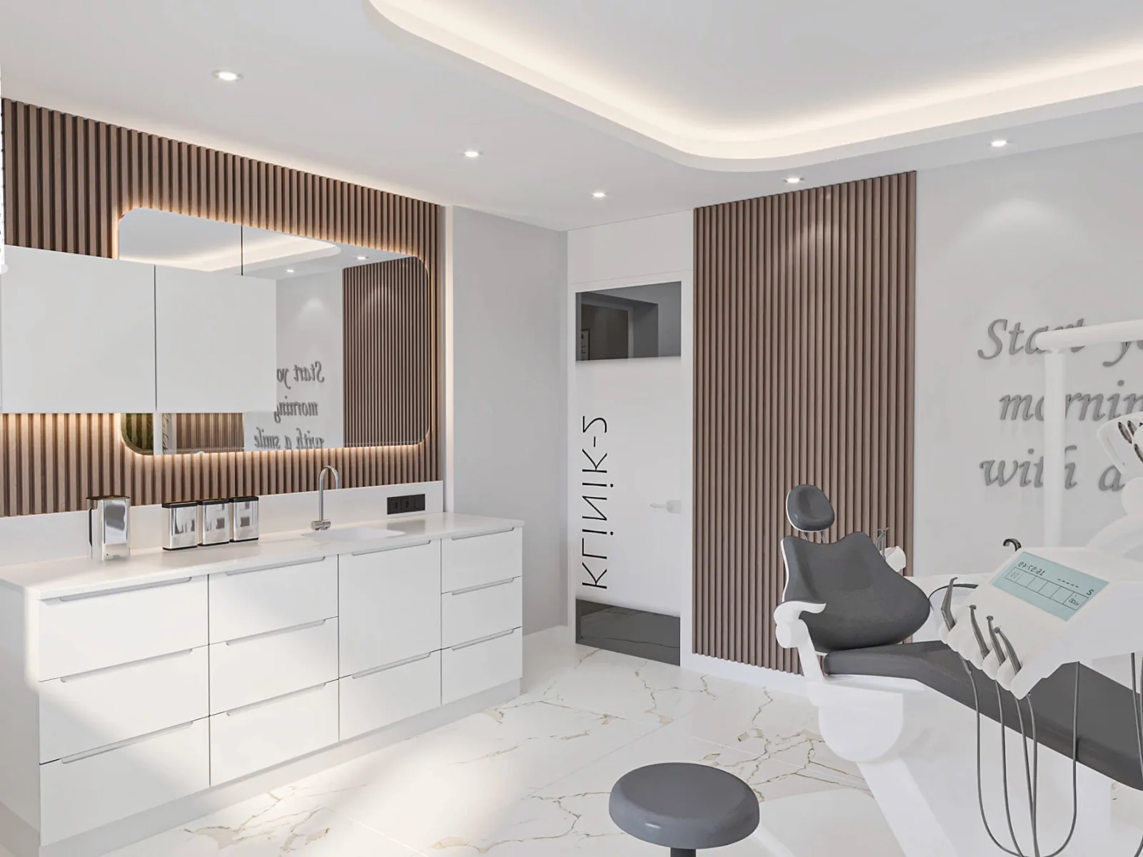 Doctor office, Oral and dental health polyclinic, Oral and dental health polyclinic, Dental clinic design