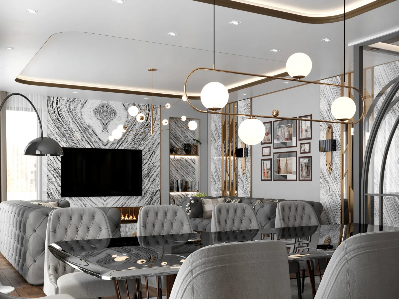 House interior decoration prices, Ankara luxury home, Ankara luxury home projects, Natamam Villa, Luxury house indoor design