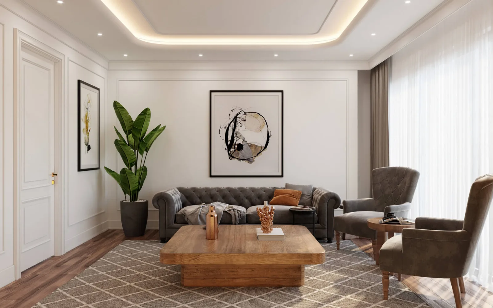 House interior decoration prices, Ankara luxury home, Ankara luxury home projects, Natamam Villa, Luxury house indoor design