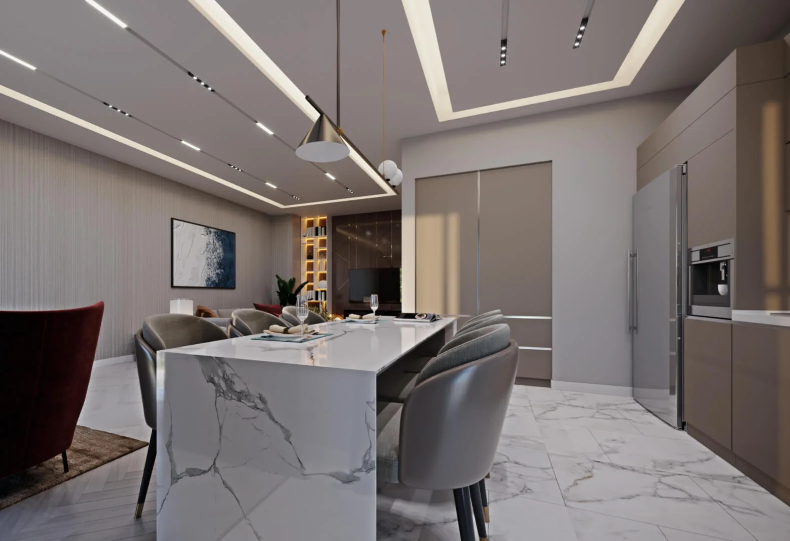 Ankara villa dekorasyon, Lüks villa iç dekorasyonları, Lüks villa iç dizayn, Ev tadilat, Natamam villa