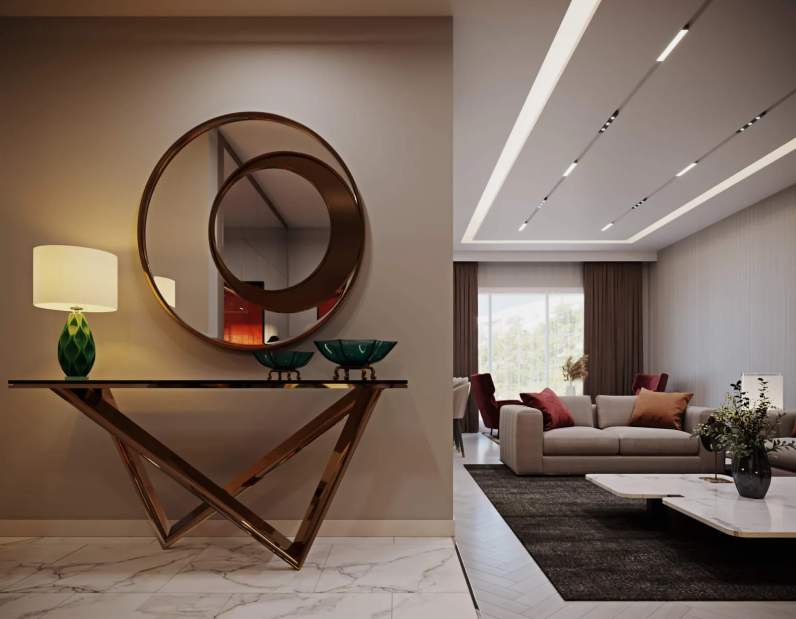 Ankara villa dekorasyon, Lüks villa iç dekorasyonları, Lüks villa iç dizayn, Ev tadilat, Natamam villa