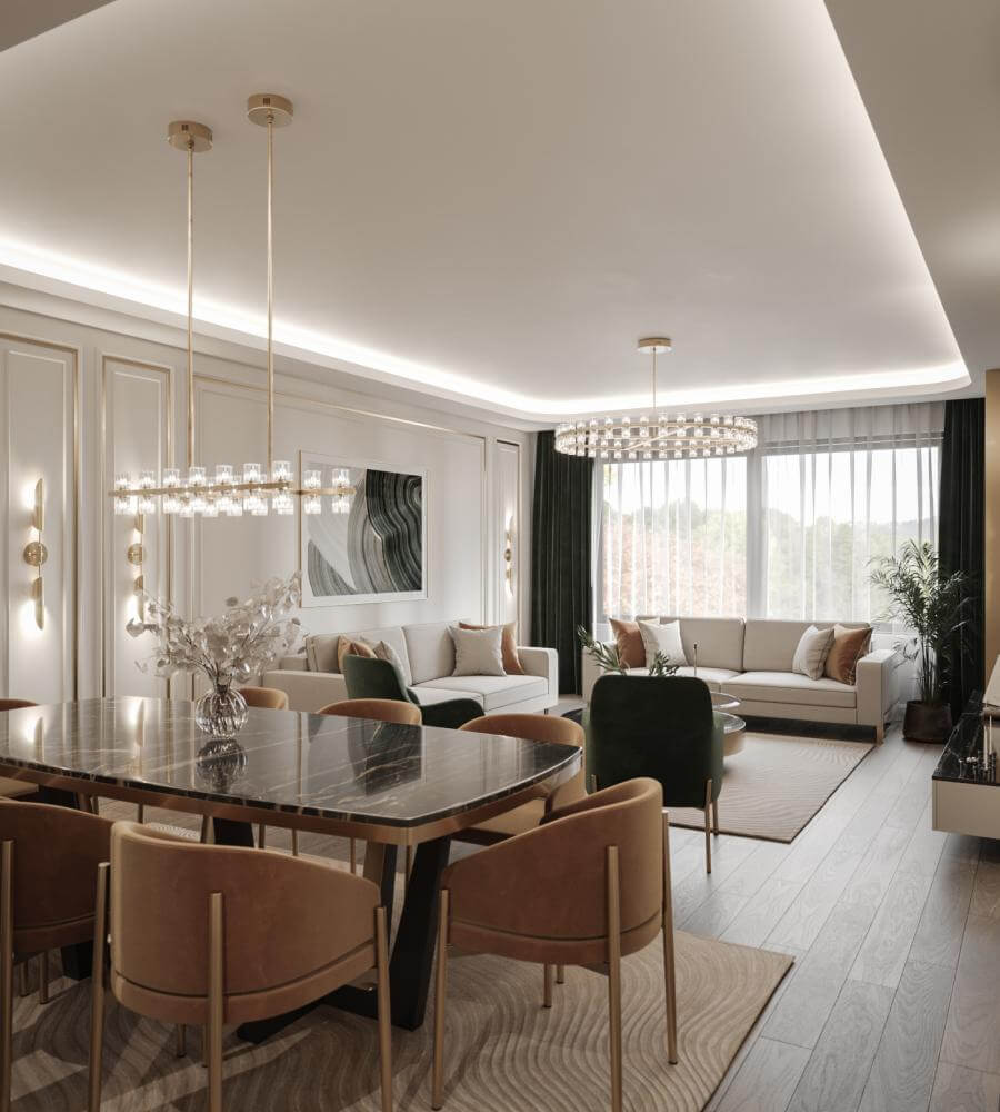 Lüks villa projeleri Detayı - Lüks villa projeleri | Umut Gürler İç Mimarlık