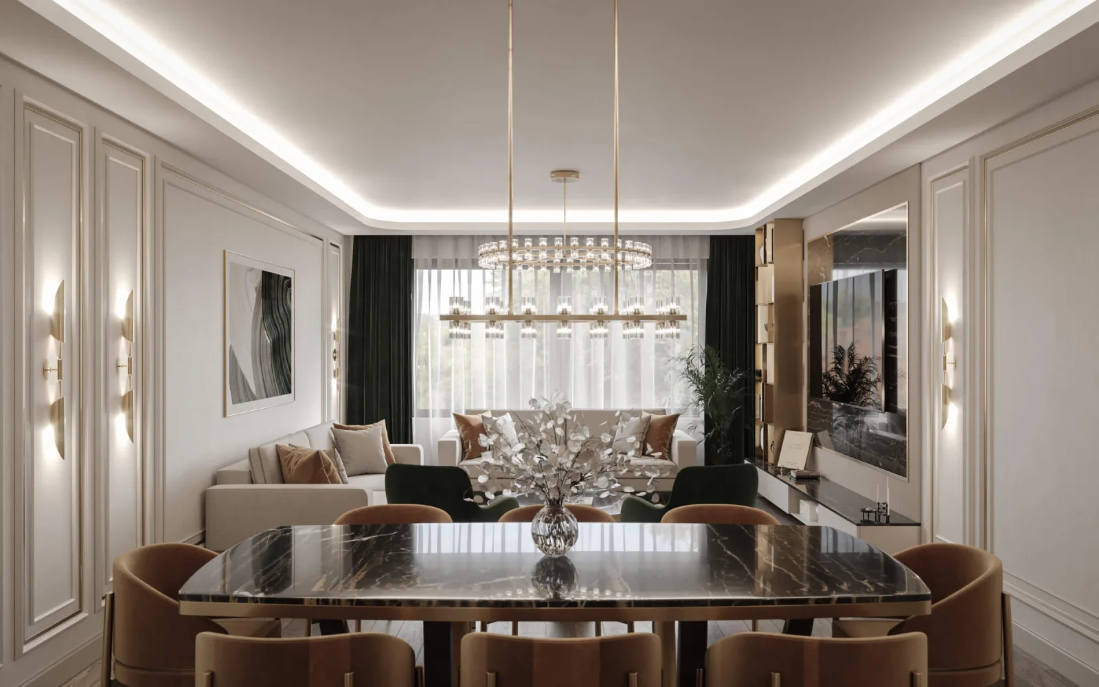 Natamam Villa, Home designing, Ankara house decoration, Home interior design, Luxury villa projects