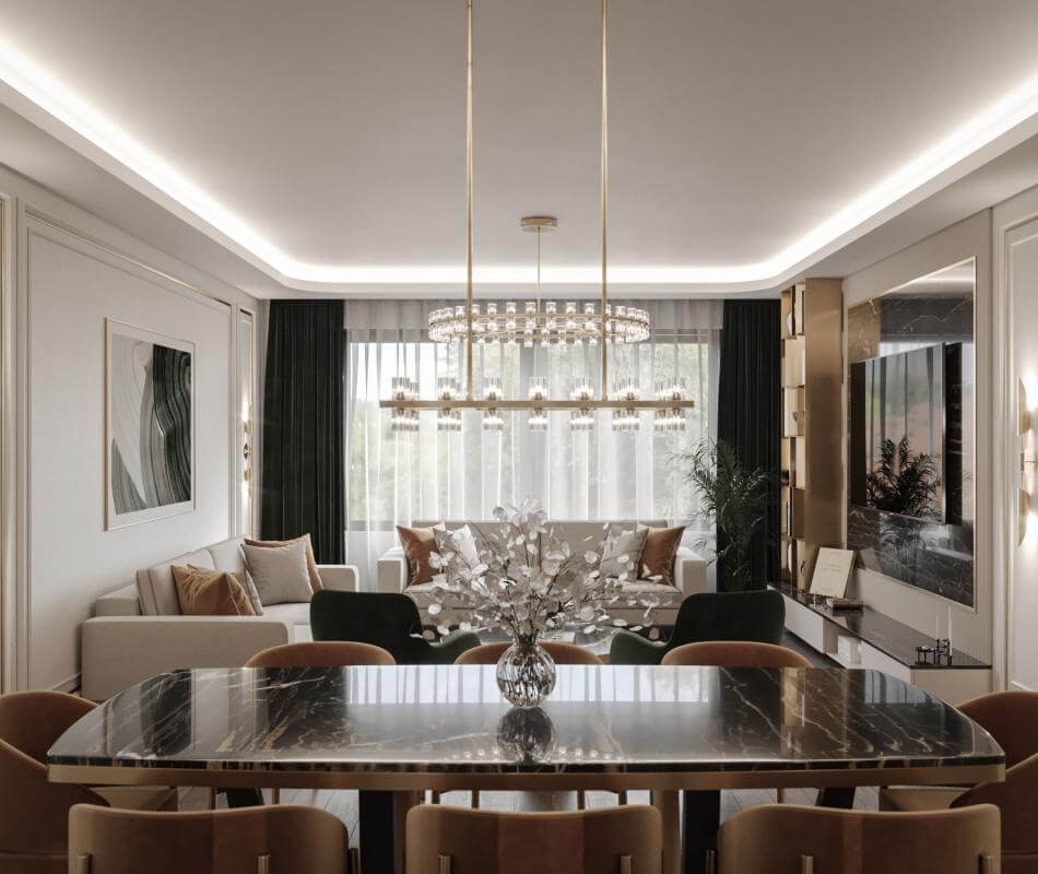 Lüks villa projeleri Detayı - Lüks villa projeleri | Ankara iç mimarlık