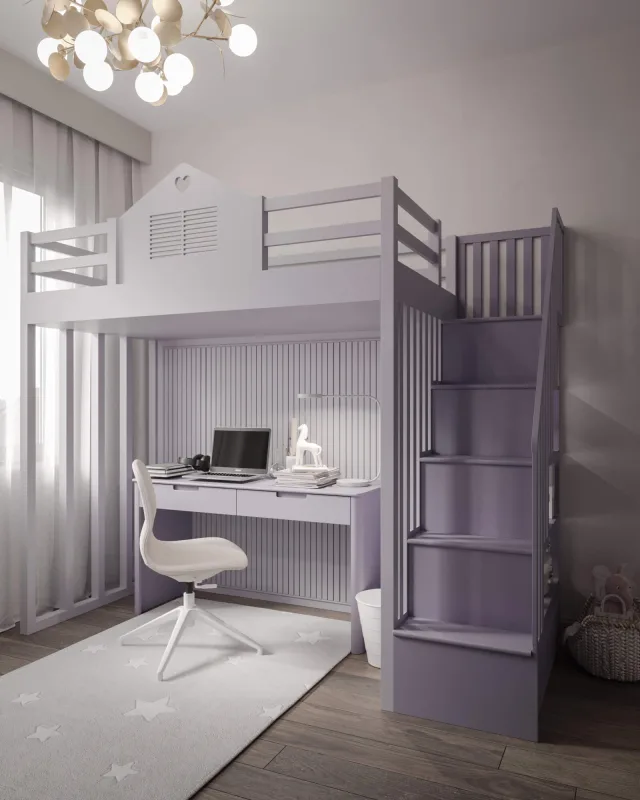 While designing youth and kids' rooms, we prioritized maximum safety and ergonomics, curating aesthetically stunning…