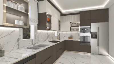 Konut Projesi - Serdivan – Mutfak Tasarımı, Ev Dekorasyonu ve Lüks Ev Tasarımları (Serdivan, Sakarya) - Görsel 7