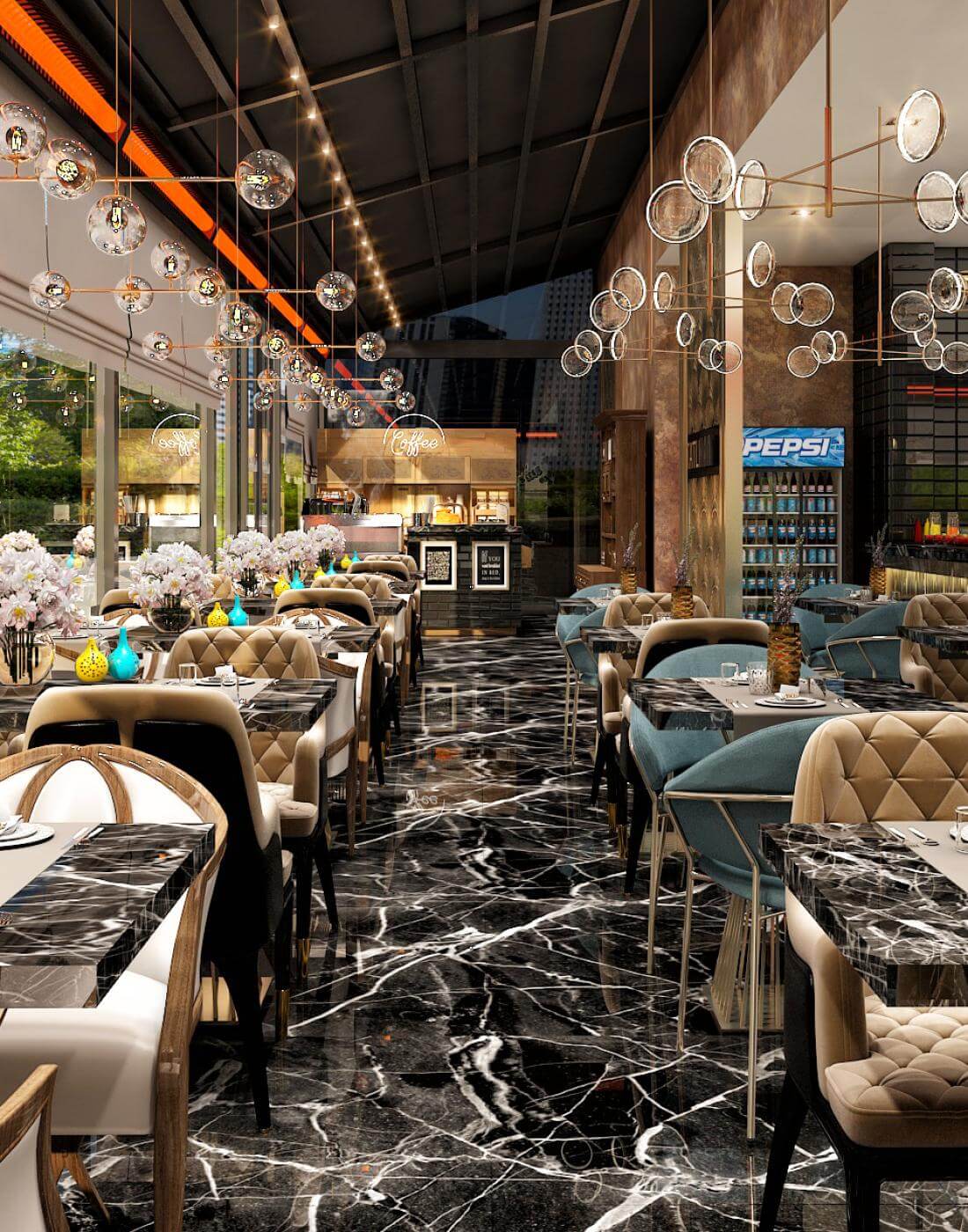 Restaurant iç mimar Detayı - Restaurant iç mimar | mekan kurgusu