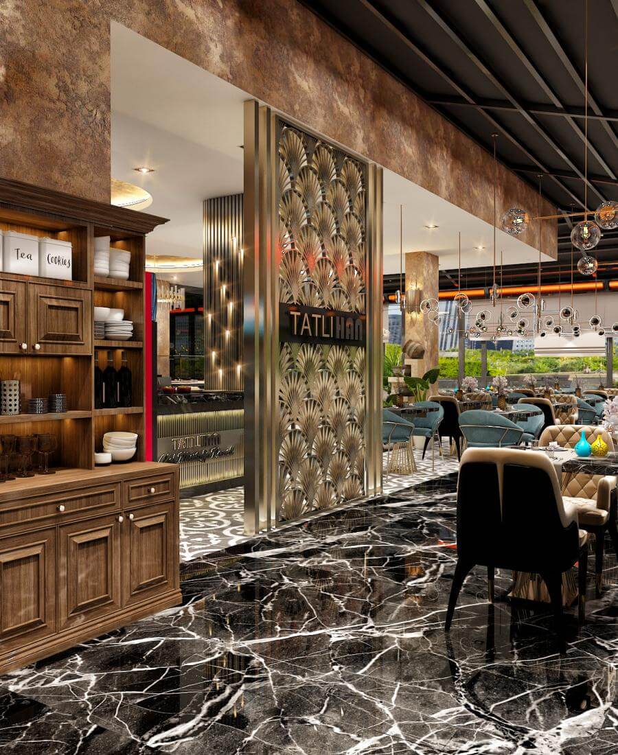 Restaurant iç mimar Detayı - Restaurant iç mimar | restoran mimari dekorasyon
