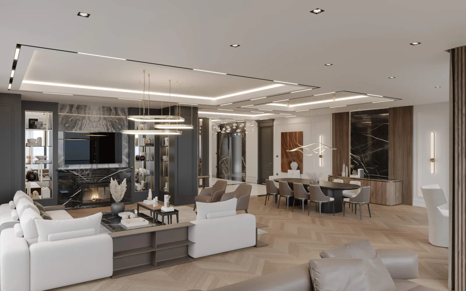 Ankara home interior design, Natamam Villa, Ankara house projects, Home interior design, Luxury home architecture