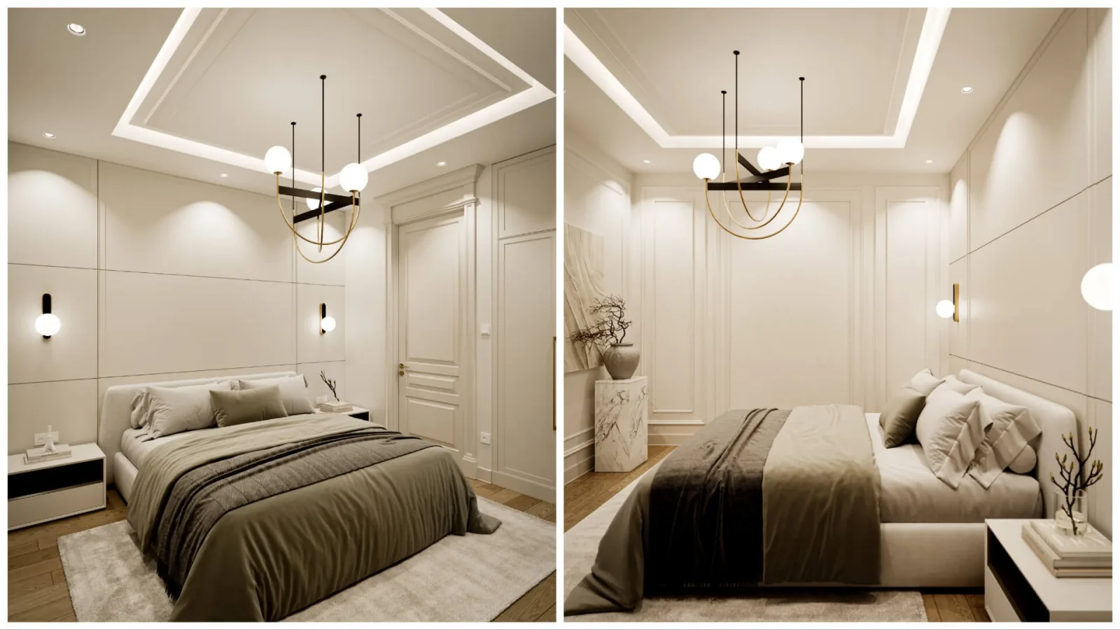 In this master bedroom project, curated in line with our client's expectations, we meticulously selected every single…