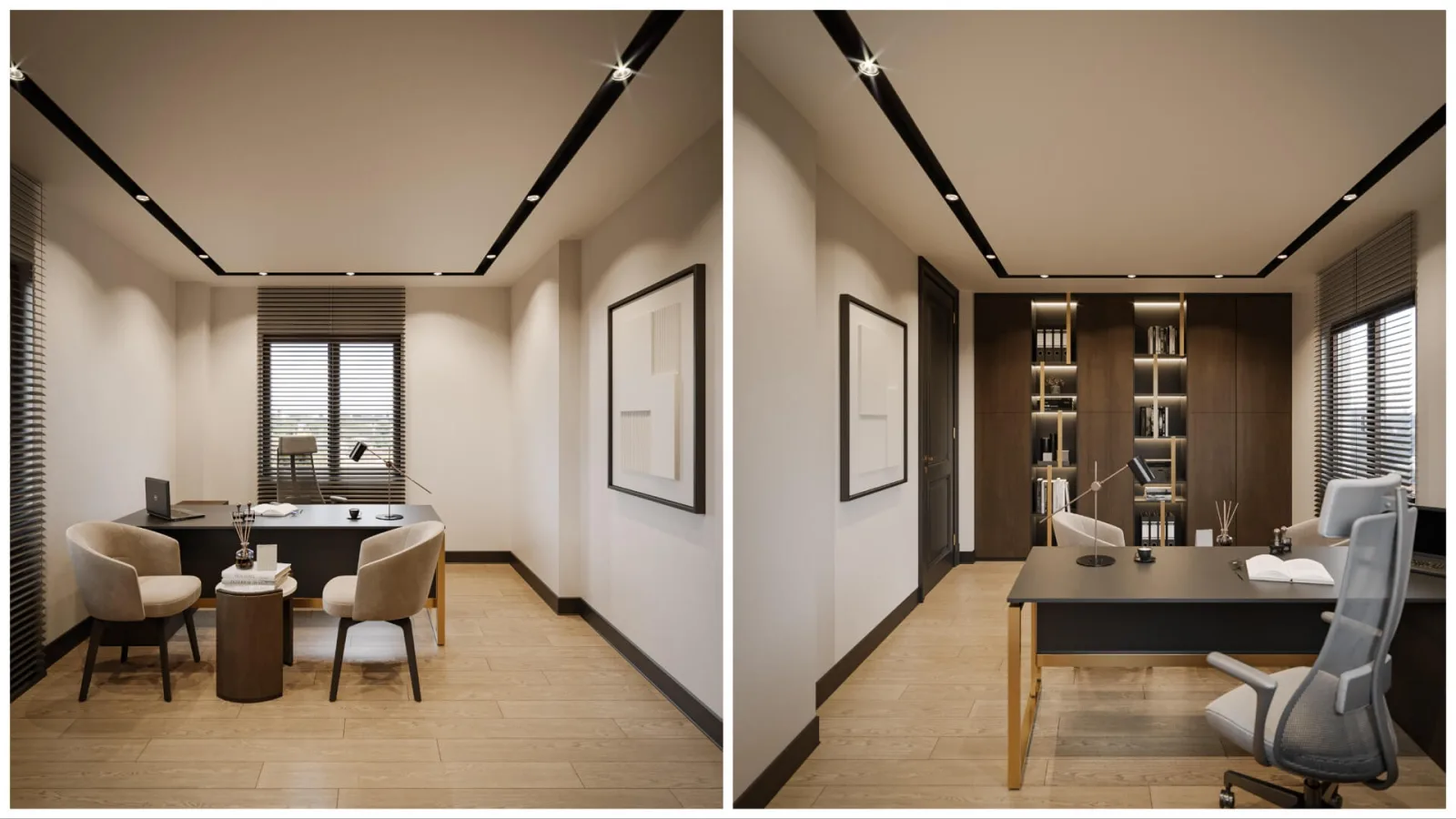Executive room decoration, Moment office