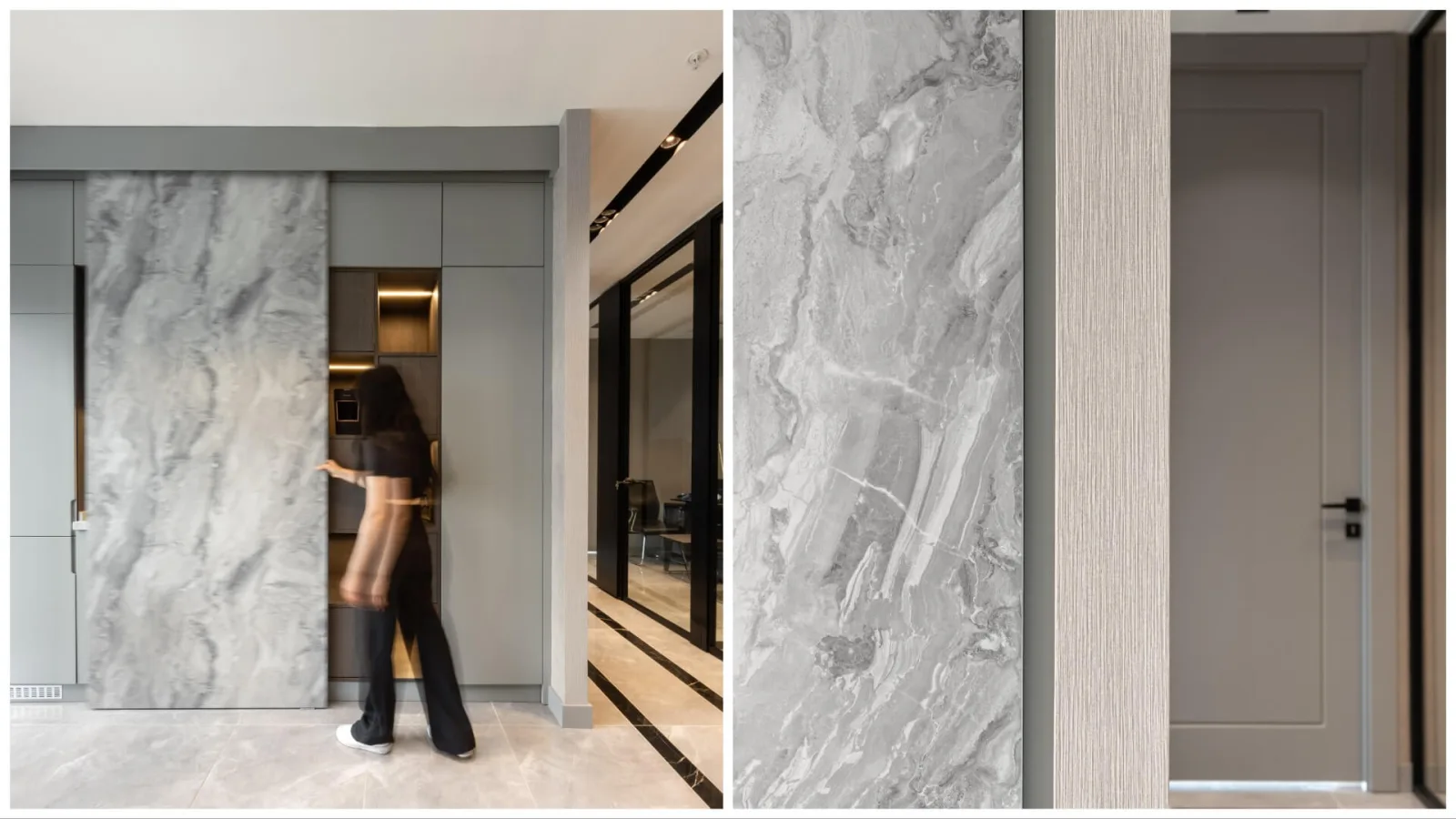 In our project, we established a gray and neutral color palette as the primary foundation. By balancing this spatial…
