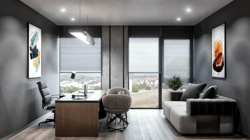 Office design ankara, Accountant office, Office decoration suggestions, Modern office interior design
