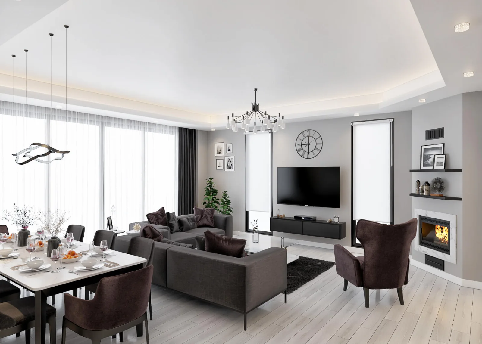Natamam Villa, Luxury house interior architecture, Ankara home interior design, Luxury home designs, Luxury house ankara