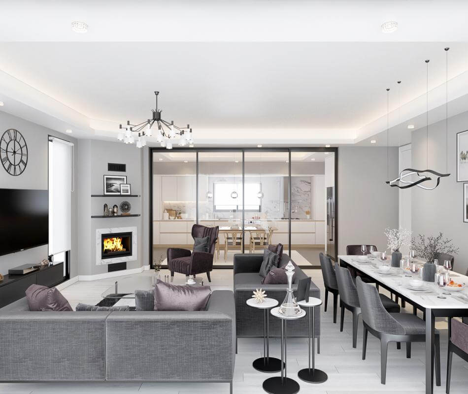 Lüks villa iç mimari Detayı - Lüks villa iç mimari | Ankara iç mimarlık