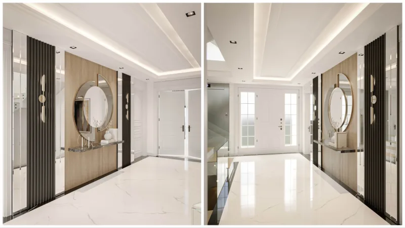 Lüks villa iç dizayn, Ankara ev tadilat, Natamam villa, Villa iç dekorasyon