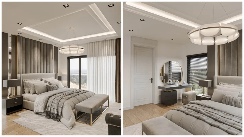 Lüks villa iç dizayn, Ankara ev tadilat, Natamam villa, Villa iç dekorasyon