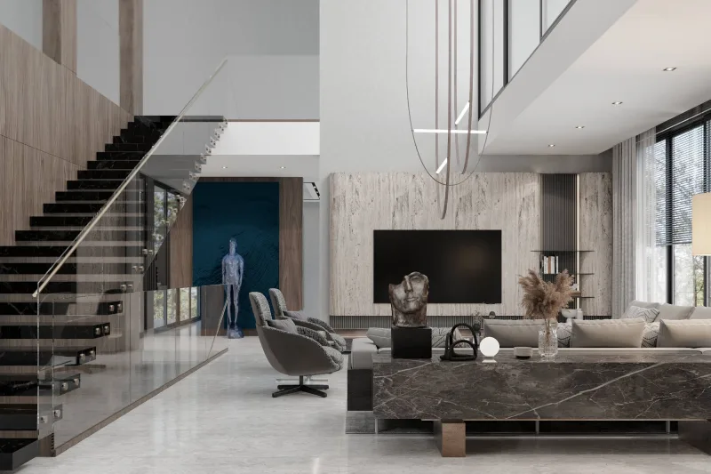 Ankara lüks ev, Villa iç tasarım fiyatları, Natamam villa, Lüks villa iç dekorasyonları