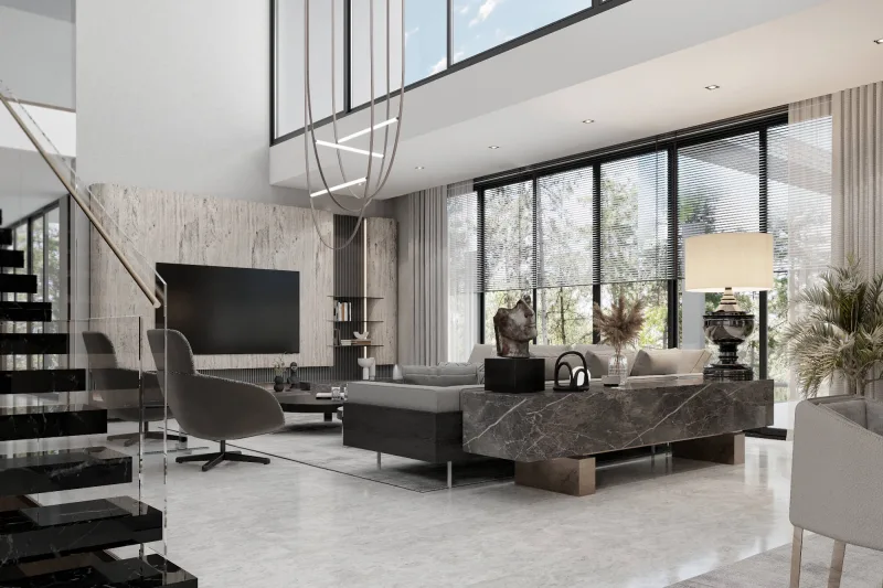 Ankara lüks ev, Villa iç tasarım fiyatları, Natamam villa, Lüks villa iç dekorasyonları