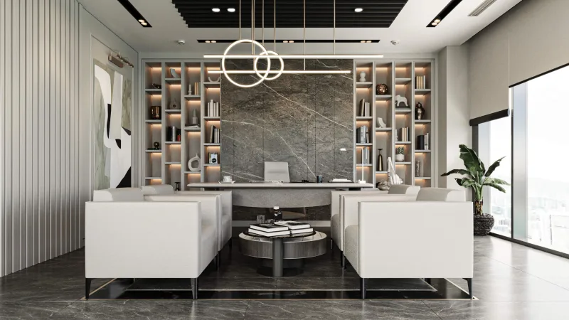 Office decoration in ankara, Small office designs, Luxury office designs ankara
