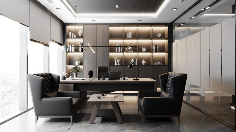 Office decoration in ankara, Small office designs, Luxury office designs ankara