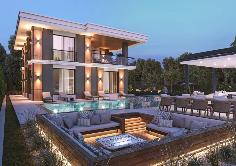Ankara ev projeleri, Lüks ev mimari, Villa iç mimar dizayn, Natamam villa, Lüks villa iç dizayn