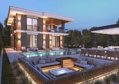 Temelli Villa – Ev Tasarım, Lüks Ev Tasarımları ve Ankara Villa Tasarım (Temelli, Ankara) - Görsel 10