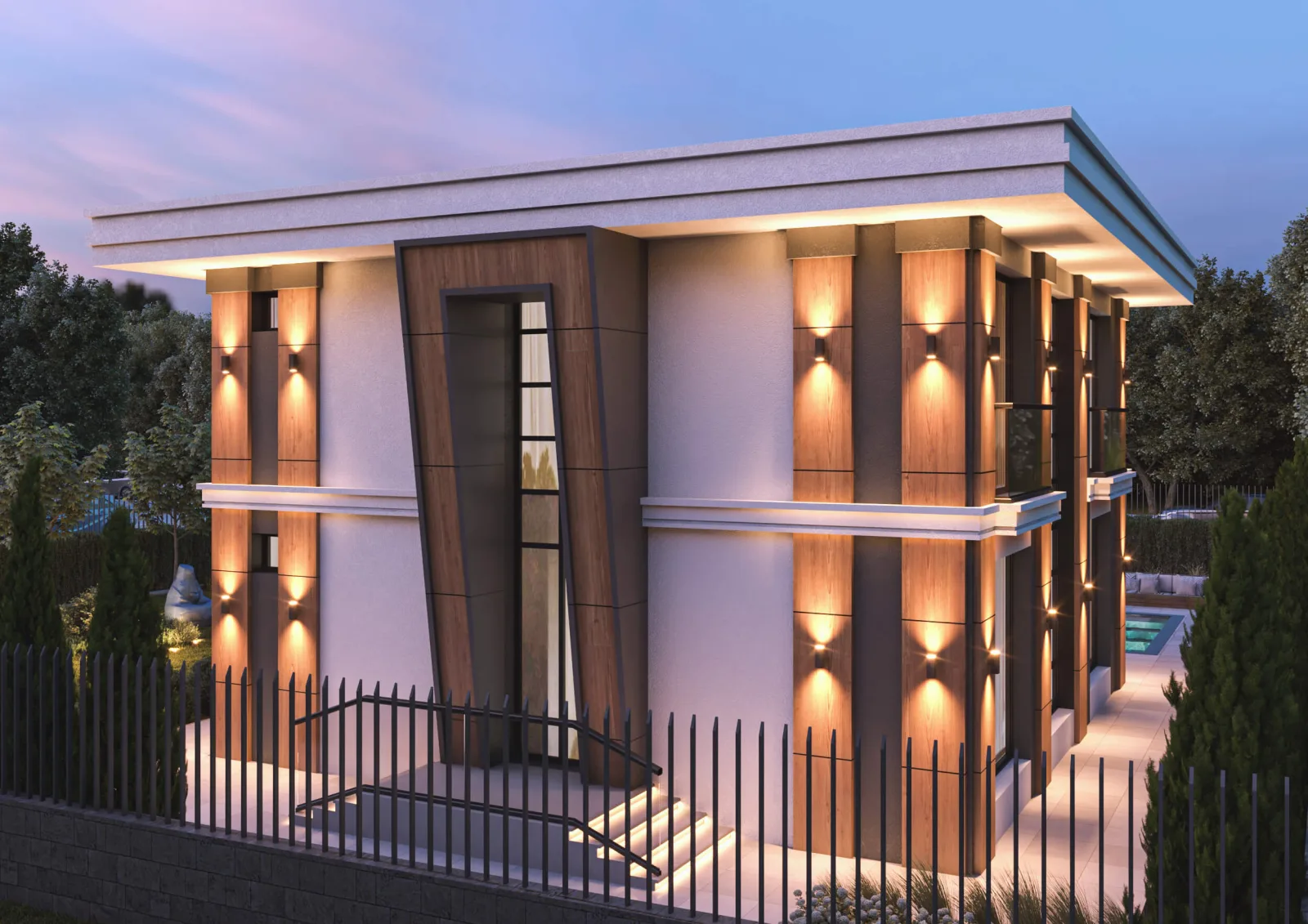 Ankara ev projeleri, Lüks ev mimari, Villa iç mimar dizayn, Natamam villa, Lüks villa iç dizayn