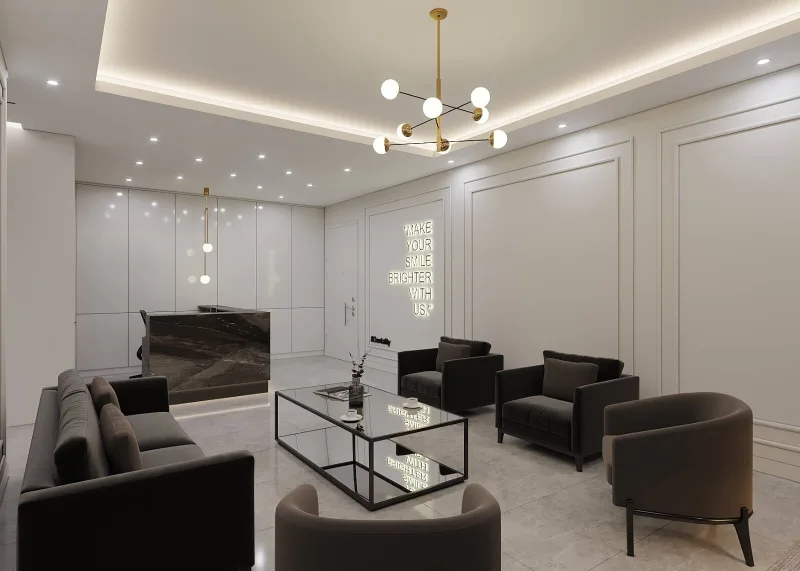 Oral and dental health polyclinic, Doctor office, Dental clinic design