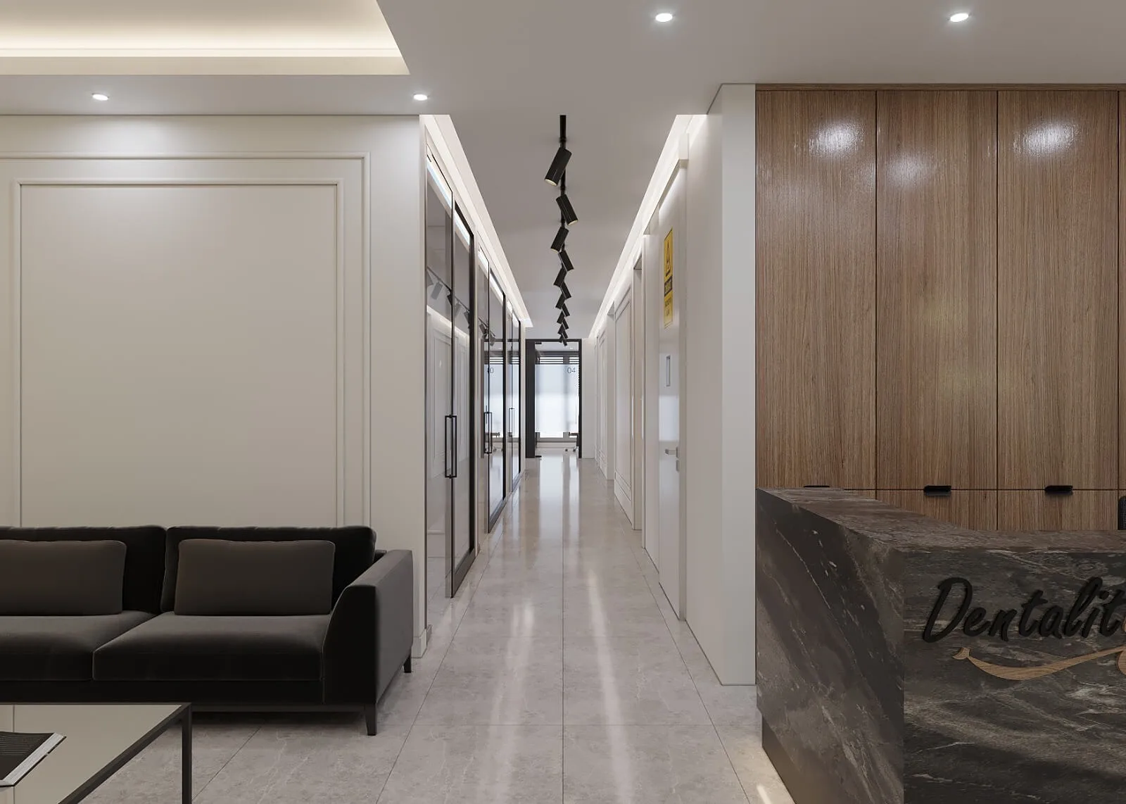 Oral and dental health polyclinic, Oral and dental health polyclinic, Doctor office, Dental clinic design
